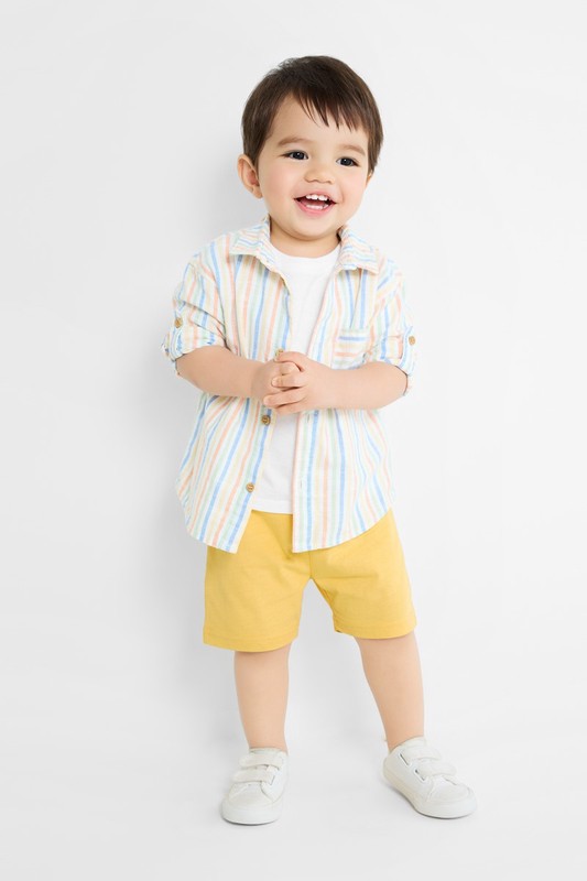 竹節棉短褲-Baby