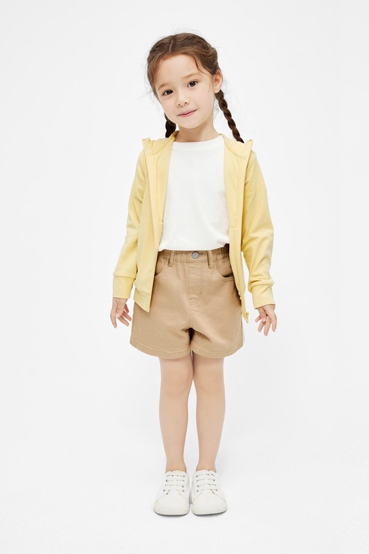 多色牛仔短褲-童