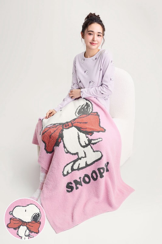 史努比系列提花家居毯-中性款