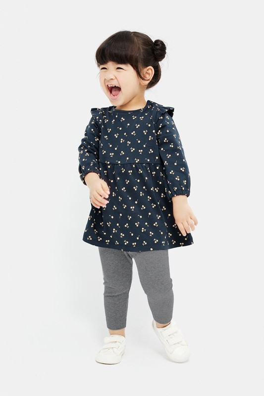 羅紋九分內搭褲-Baby