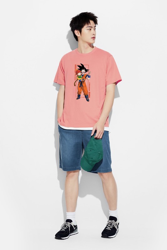 七龍珠Z印花T恤-10-男