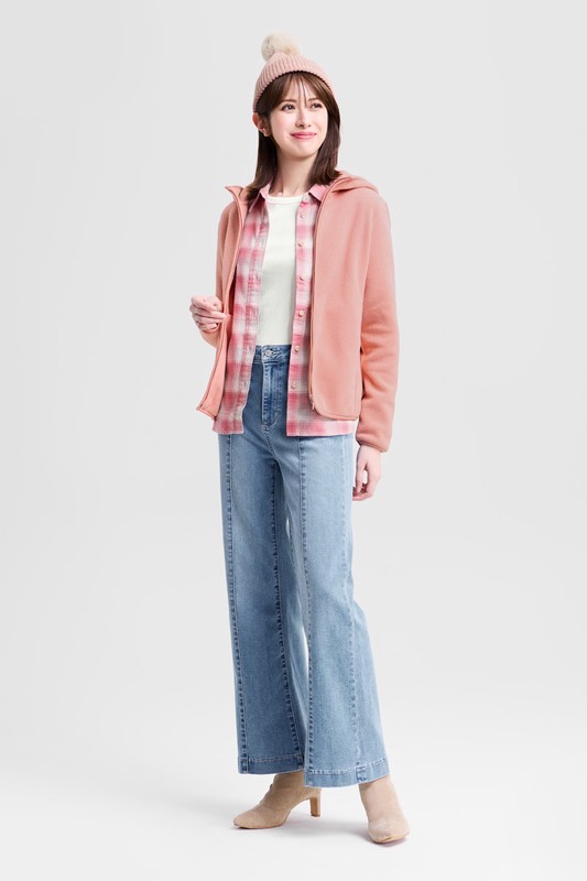 Fleece連帽外套-女