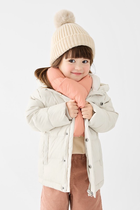 極暖羽絨連帽外套-童