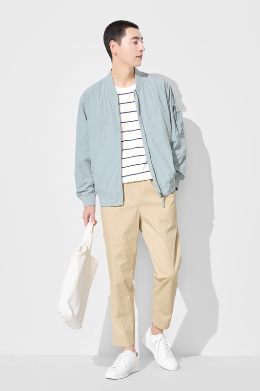 棉質輕便九分褲-男