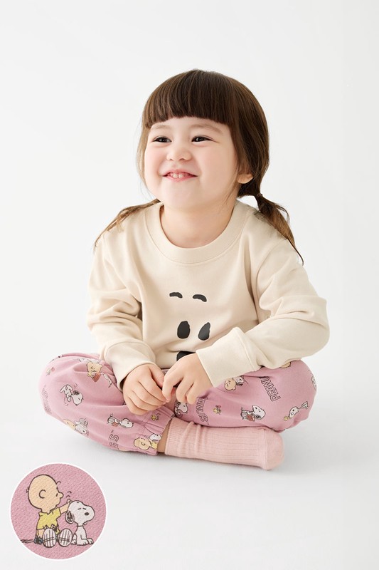 史努比系列毛圈家居套裝-童