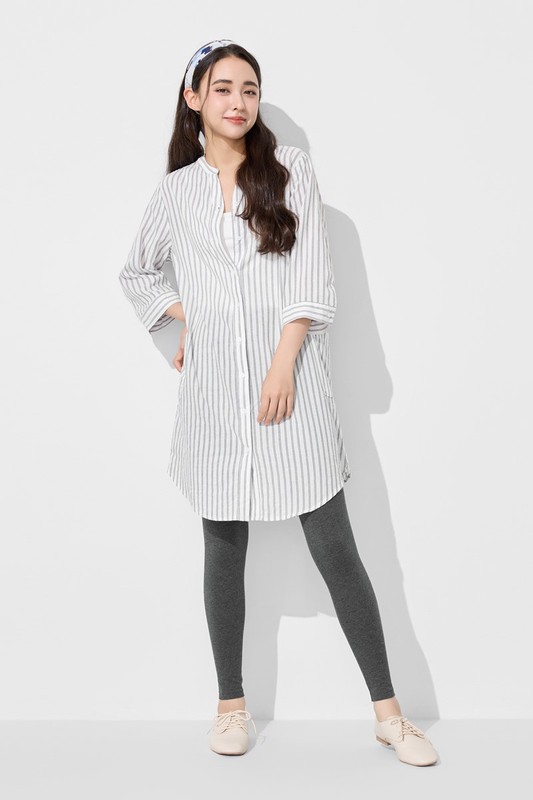 彈力九分內搭褲-女