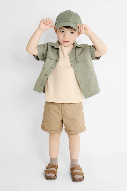 純棉圓領T恤-童