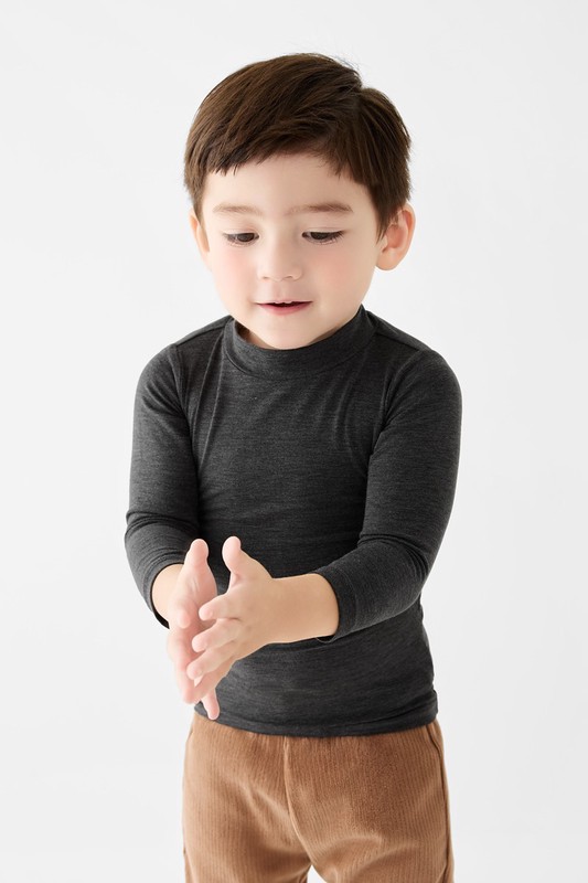 heatup立領九分袖上衣-Baby