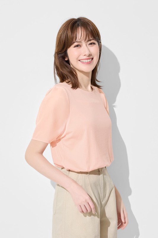 莫代爾雪紡袖上衣-女