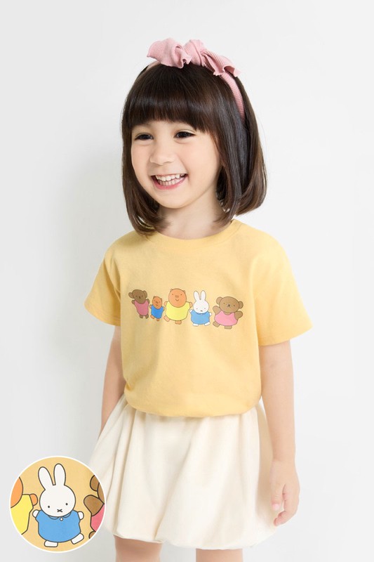Miffy and Friends印花T恤-03-童