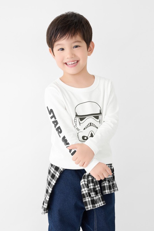 STAR WARS系列長袖印花T恤-02-童