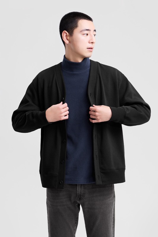 Fleece立領上衣-男