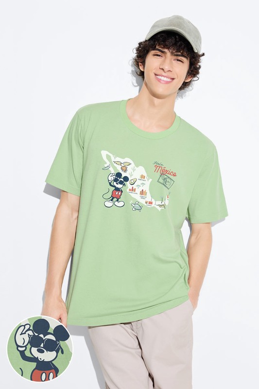 迪士尼系列印花T恤-25-男