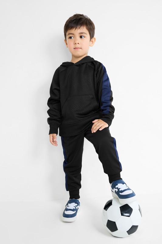 吸排配色束口褲-童