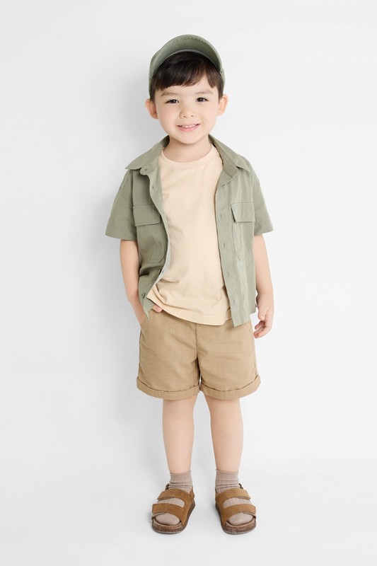 純棉圓領T恤-童