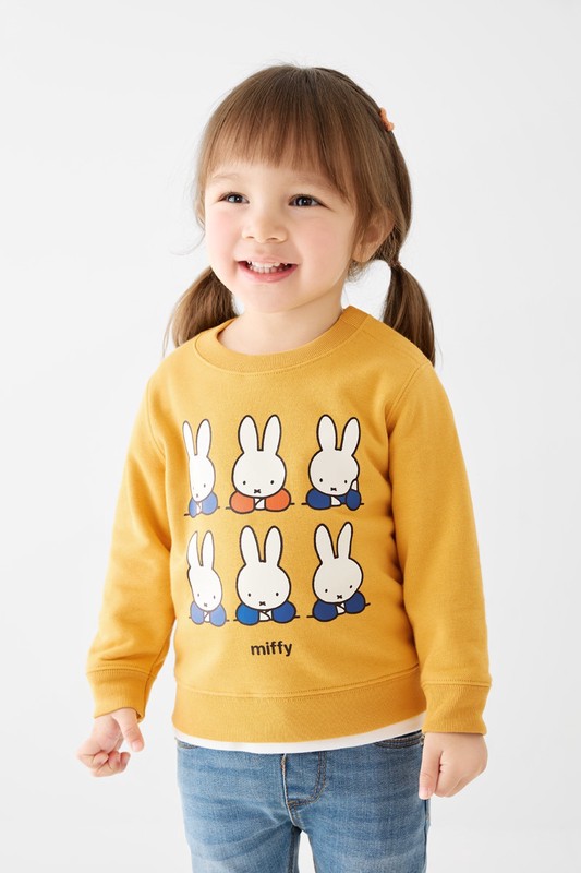 Miffy毛圈印花圓領衫-02-Baby