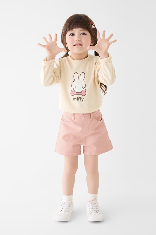Miffy長袖印花T恤-03-童