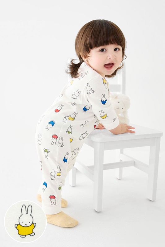 Miffy純棉羅紋連身衣-Baby