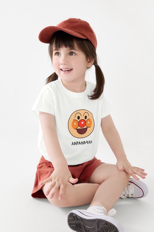 麵包超人系列印花T恤-01-童
