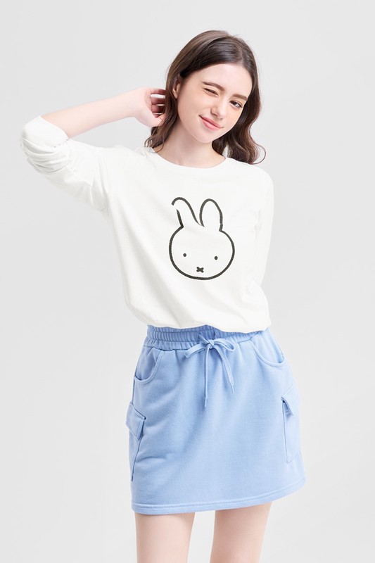 Miffy長袖印花T恤-03-女