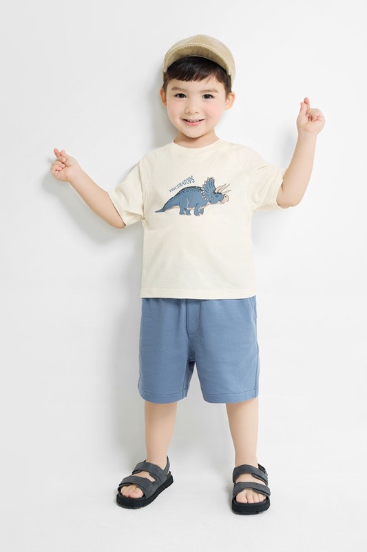 小毛圈五分褲-童