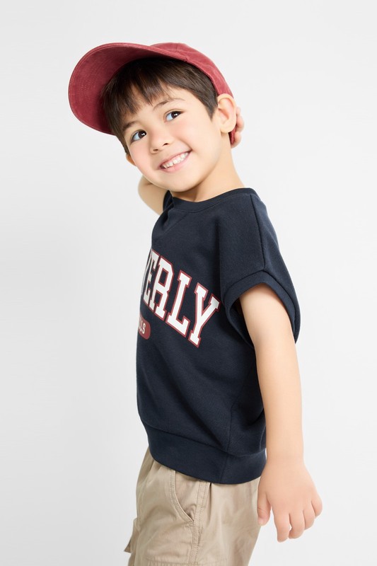 毛圈印花背心-童