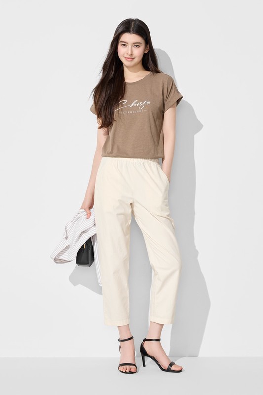 棉質輕便九分褲-女