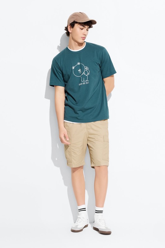 LINE FRIENDS印花T恤-01-男