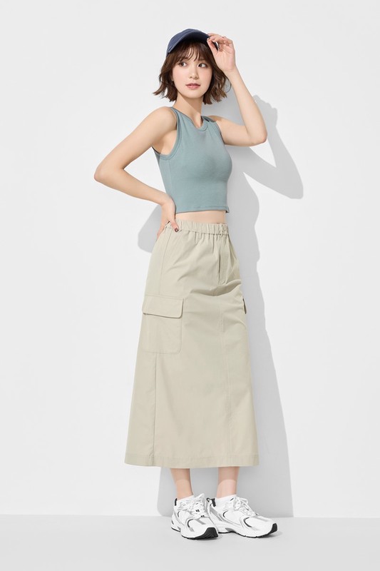 Bra削肩中短版背心-女