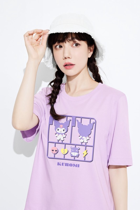 三麗鷗寬版印花T恤-03-女