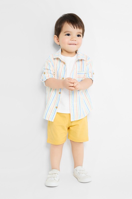 竹節棉短褲-Baby