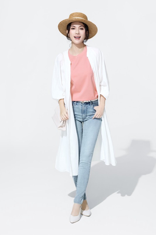 絲光棉寬鬆背心-女