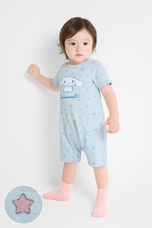 三麗鷗純棉印花連身衣-01-Baby