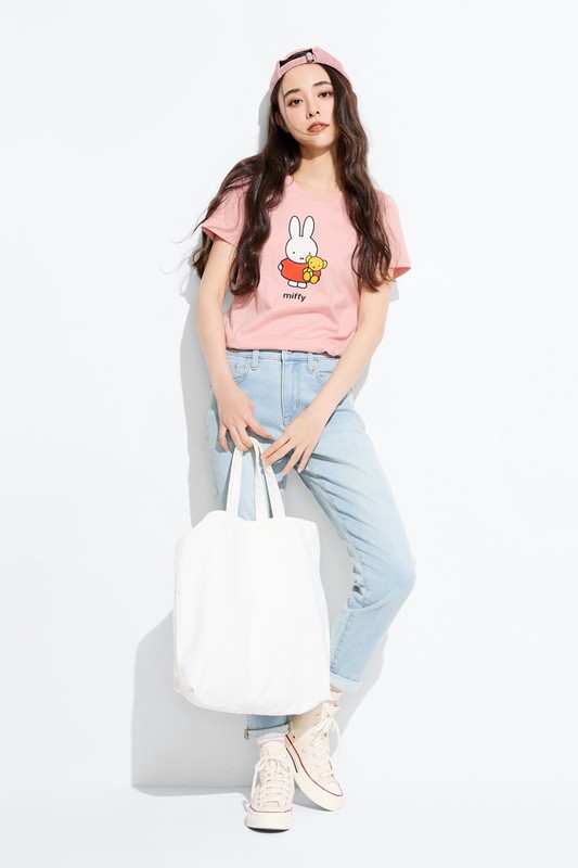 Miffy and Friends印花T恤-02-女