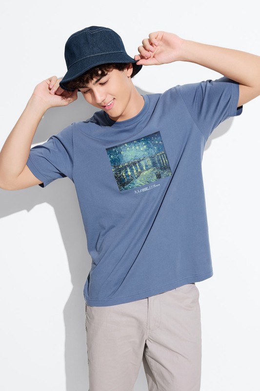 大人的圖鑑印花T恤-09-男