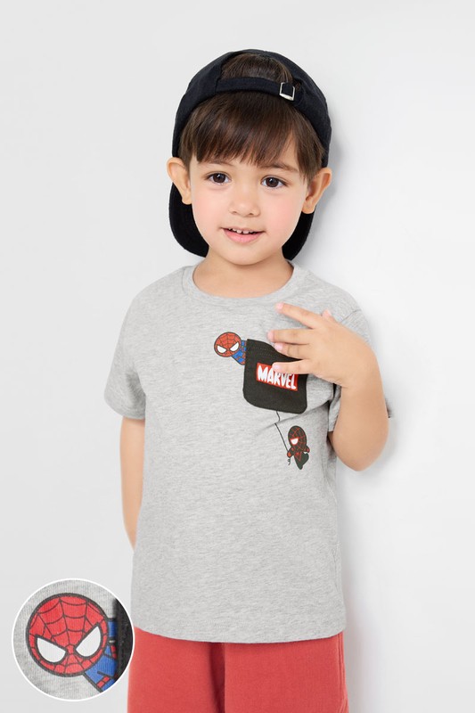 漫威系列口袋印花T恤-02-童