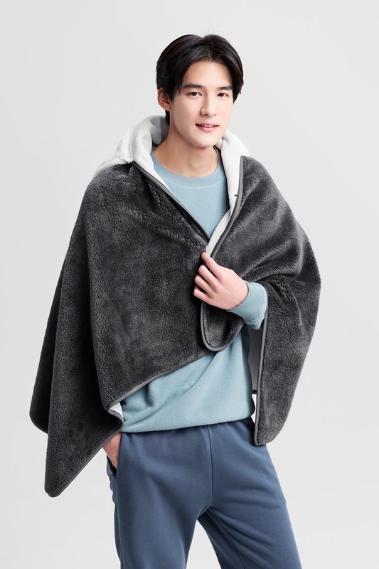 長刷毛動物造型家居毯-中性款