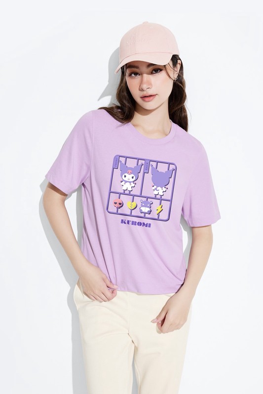 三麗鷗寬版印花T恤-03-女