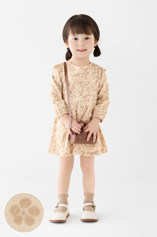 純棉印花洋裝-Baby