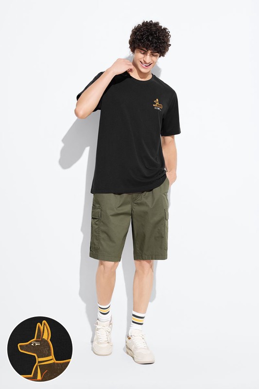 大人的圖鑑印花T恤-07-男