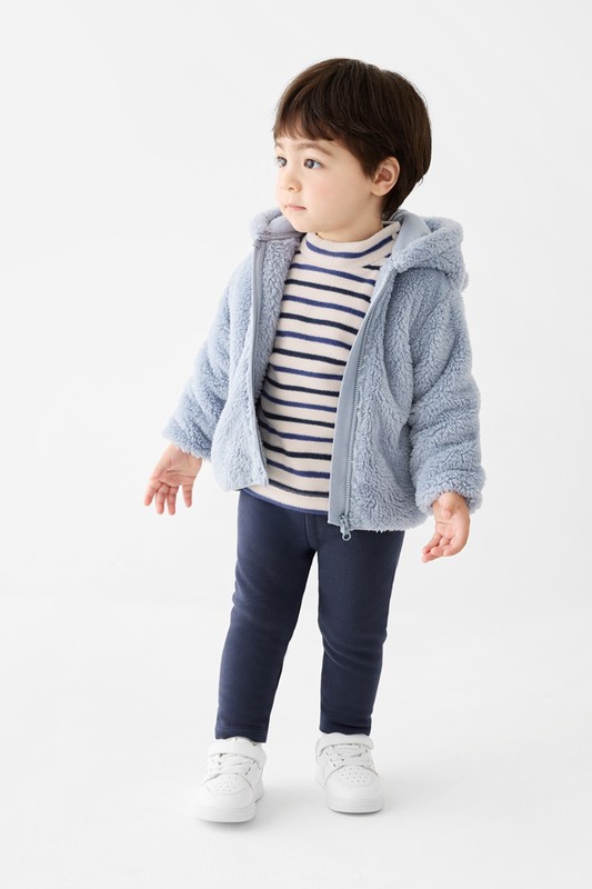 長刷毛連帽外套-Baby