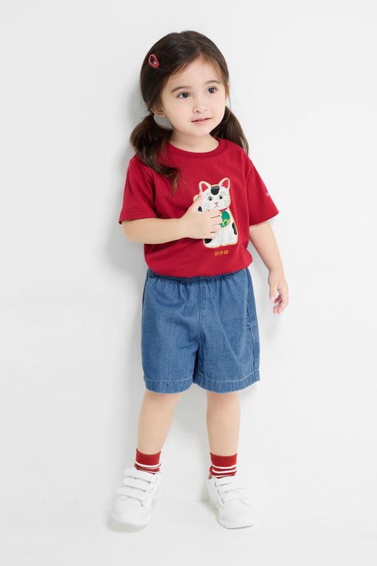 大人的圖鑑印花T恤-01-童