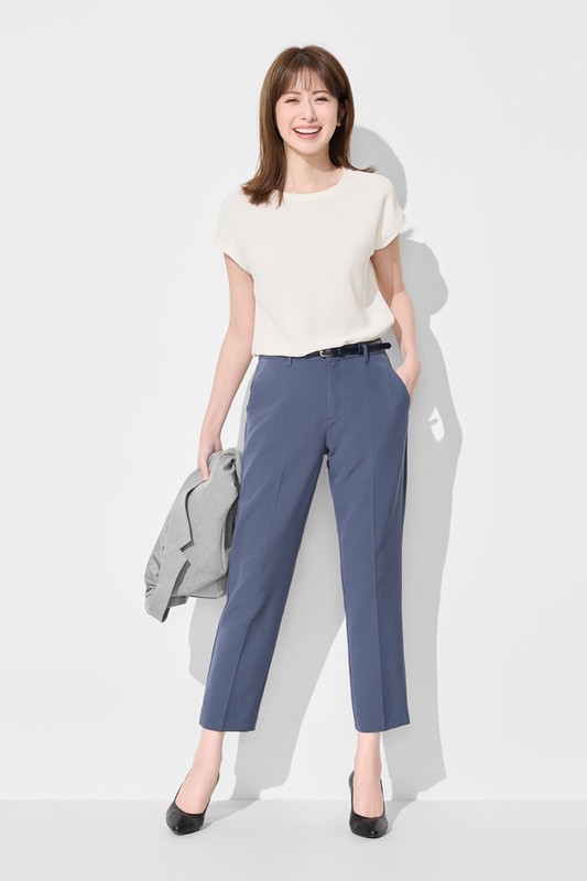 輕柔連袖寬版上衣-女