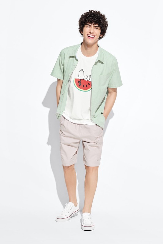 史努比系列印花T恤-03-男