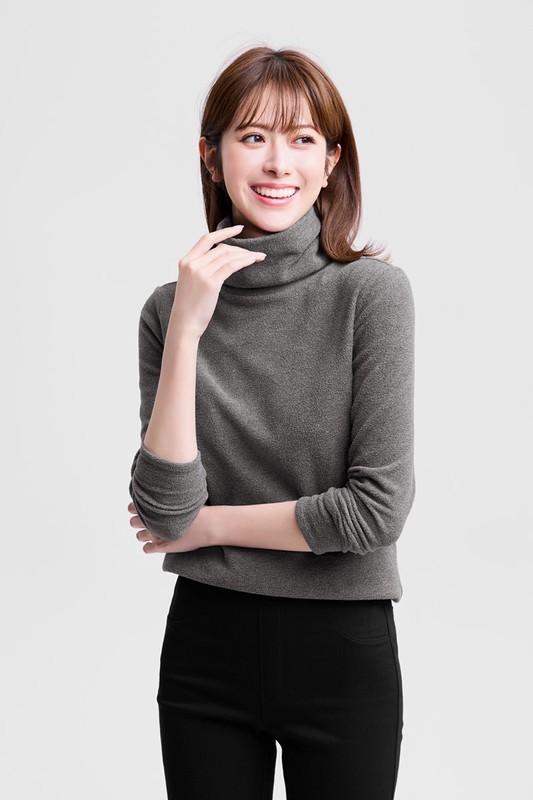 Fleece高領上衣-女