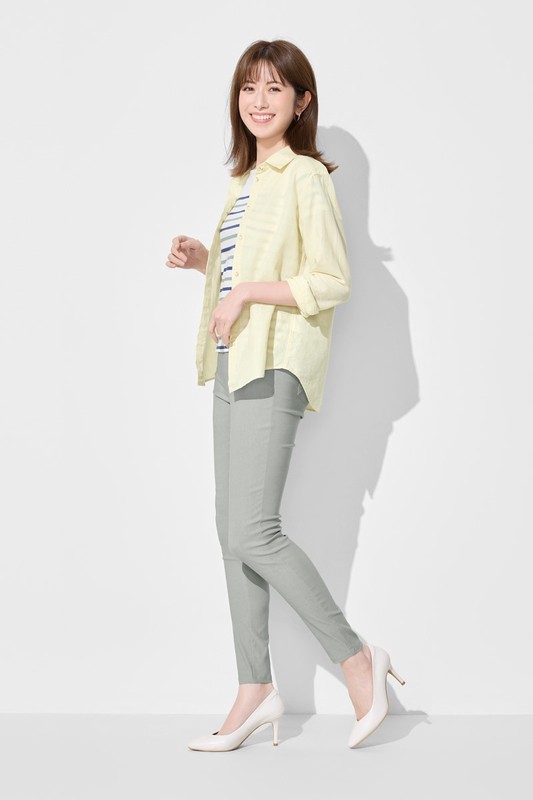 彈力顯瘦緊身褲-女