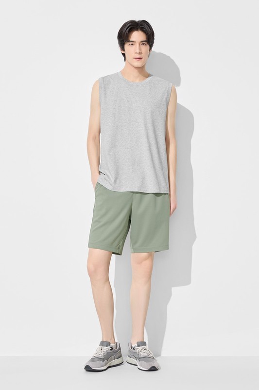 吸排網眼短褲-男