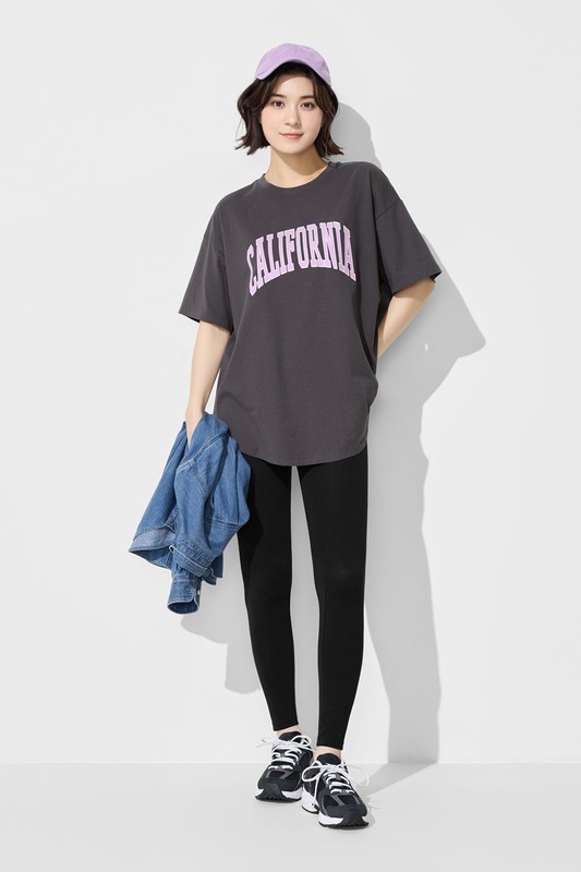 彈力九分內搭褲-女