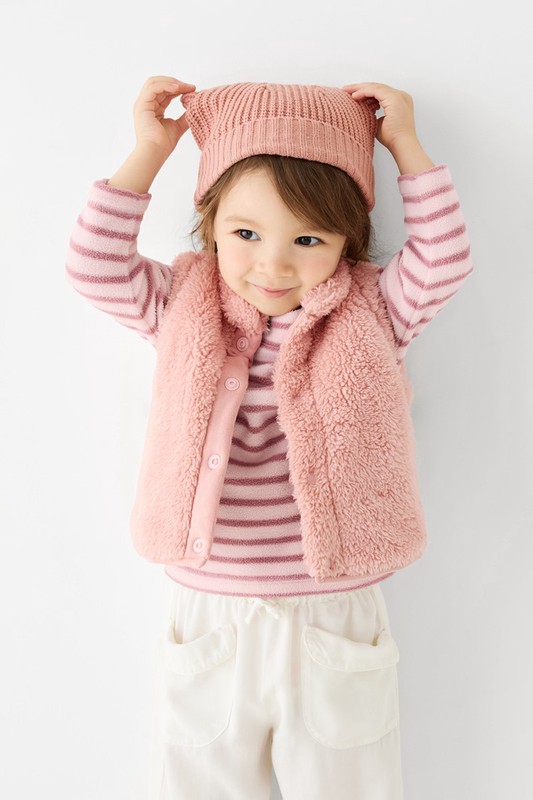 貓耳造型針織帽-Baby