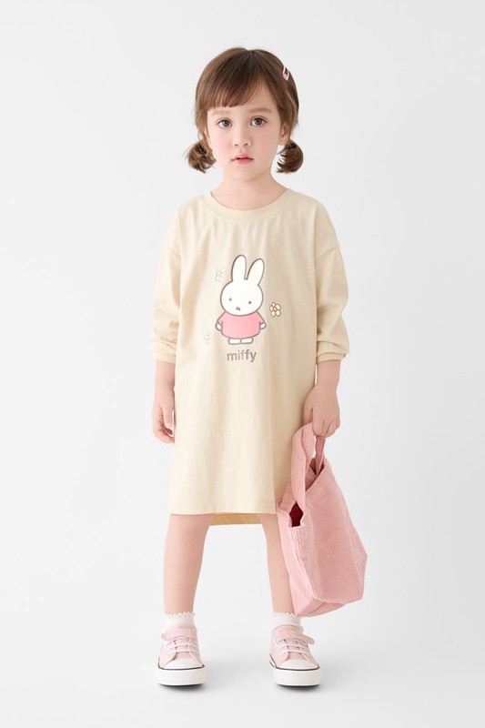 Miffy竹節棉長版上衣-童